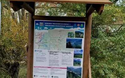 Nuevos senderos y gestión de acceso al área de autocaravanas