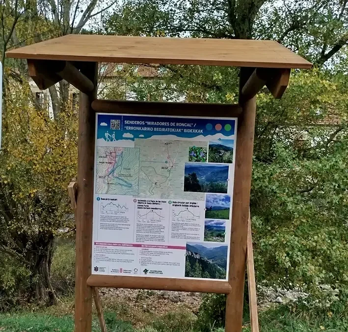 Nuevos senderos y gestión de acceso al área de autocaravanas